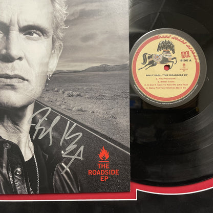 Billy Idol signed Vinyl Framed PSA The Roadside