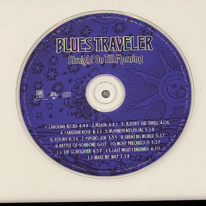 Blues Traveler Signed Straight on Til Morning Album CD Cover Framed PSA/DNA Auto