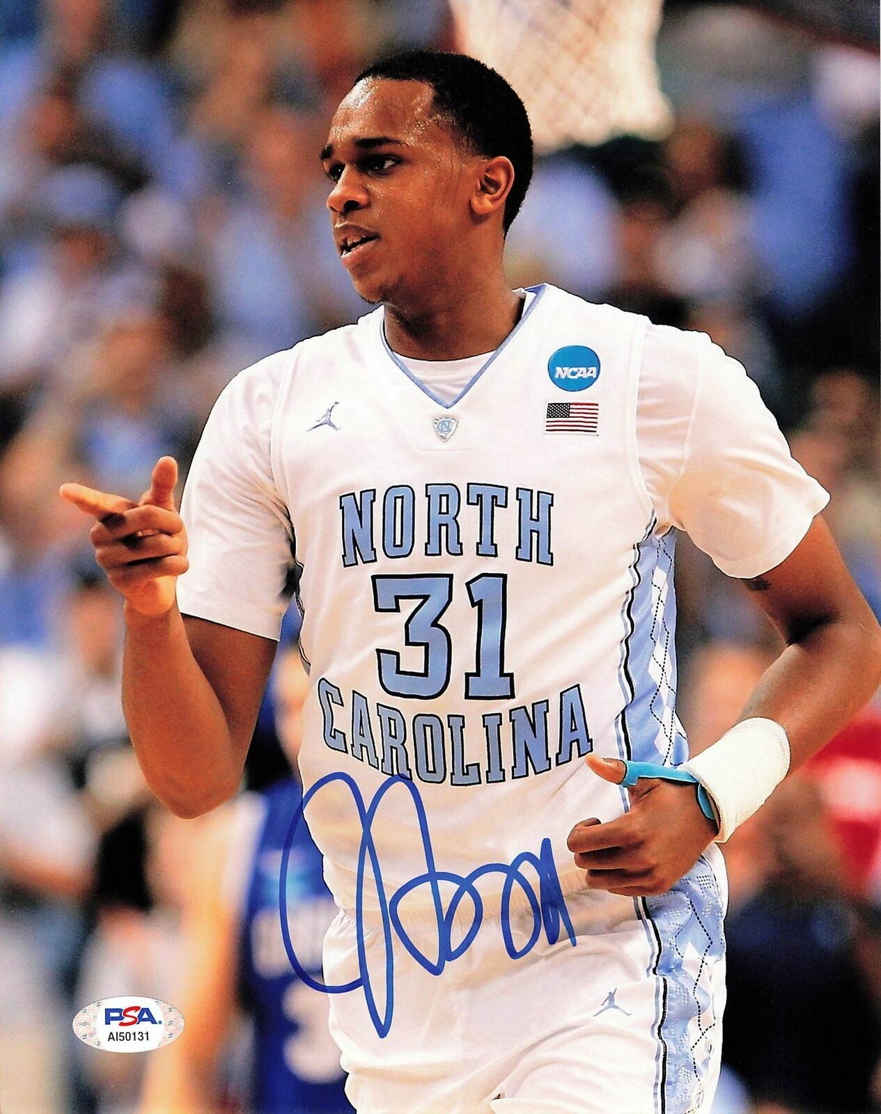 John Henson signed 8x10 photo PSA/DNA North Carolina Autographed