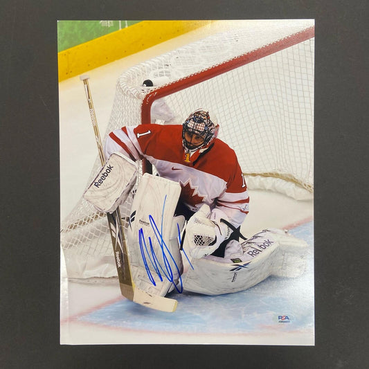 Roberto Luongo signed 11x14 photo PSA/DNA Canada Autographed