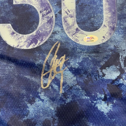 Stephen Curry signed jersey PSA/DNA Golden State Warriors Autographed