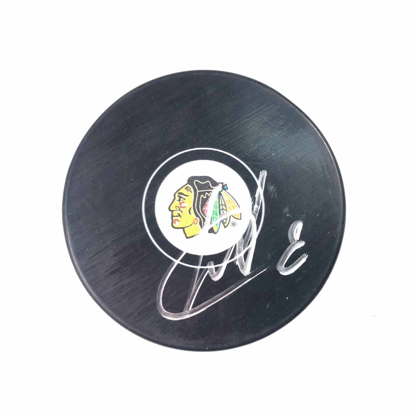 DOMINIK KUBALIK signed Hockey Puck PSA/DNA Chicago Blackhawks Autographed