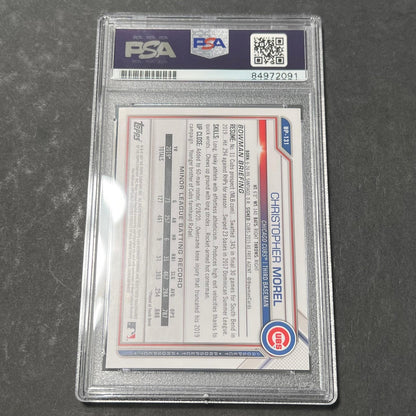 2021 Bowman 1st Edition Paper #BP-131 Christopher Morel Signed Card PSA Slabbed