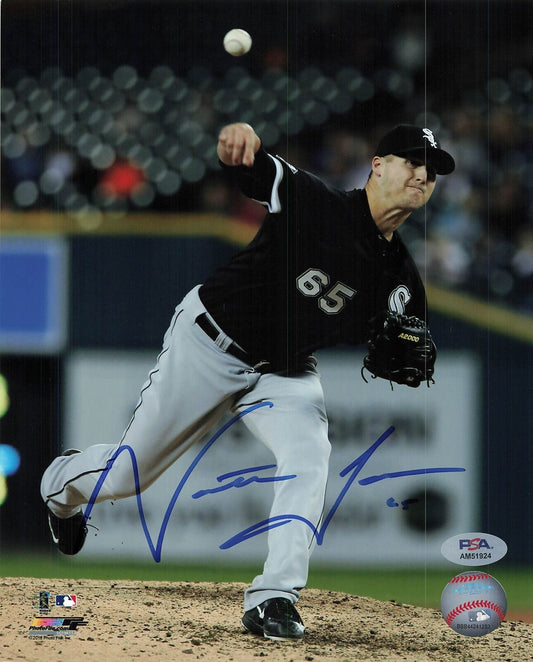 NATE JONES signed 8x10 photo PSA/DNA Chicago White Sox Autographed