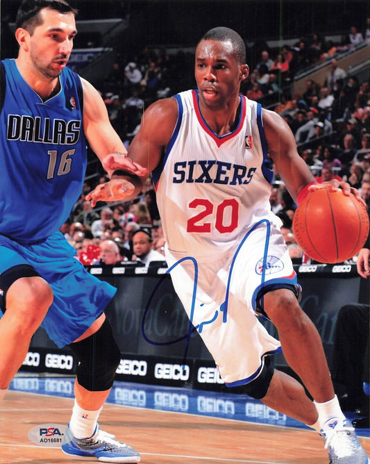 Jodie Meeks signed 8x10 photo PSA/DNA Detroit Pistons Autographed