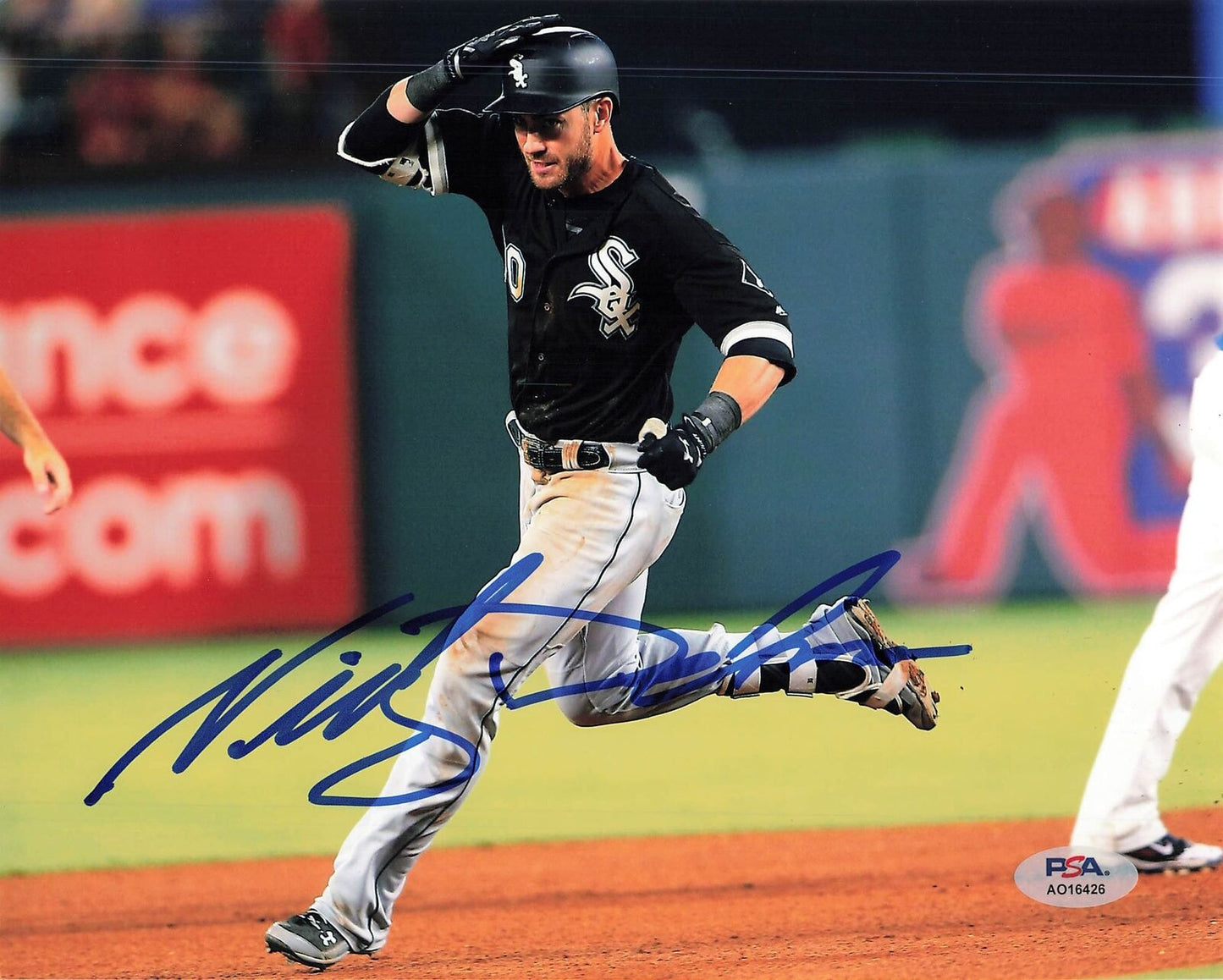 Nicky Delmonico signed 8x10 photo Chicago White Sox PSA/DNA Autographed