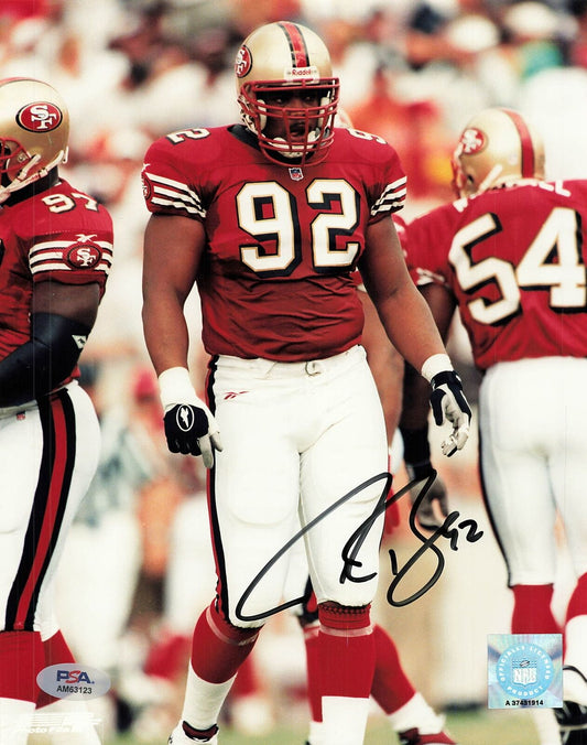 Roy Barker signed 8x10 photo PSA/DNA San Francisco 49ers Autographed