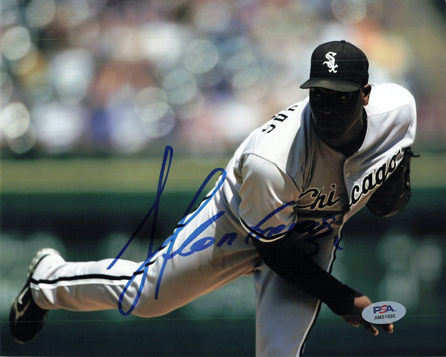 Jose Contreras signed 8x10 photo Chicago White Sox PSA/DNA Autographed