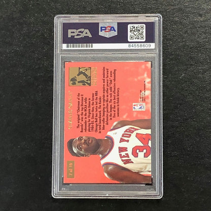 1993-94 Fleer Ultra Rebound King #7 CHARLES OAKLEY Signed Card AUTO PSA Slabbed