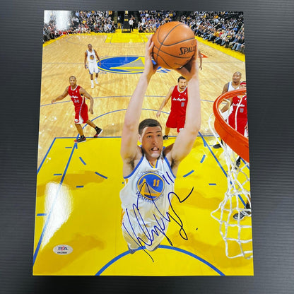 Klay Thompson signed 11x14 photo PSA/DNA Golden State Warriors Autographed