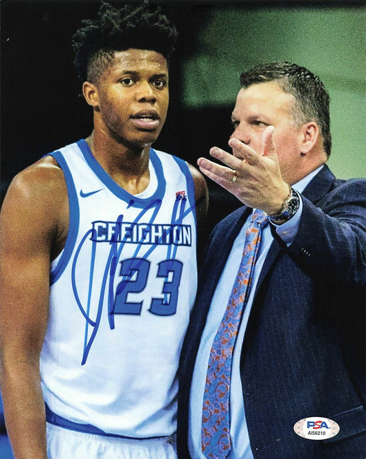 Justin Patton signed 8x10 photo PSA/DNA Creighton Autographed