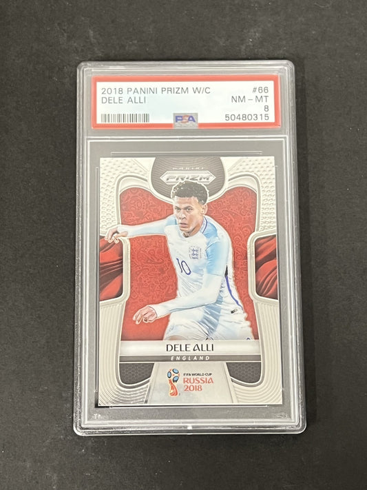 2018 Panini Prizm World Cup #66 Dele Alli PSA 8