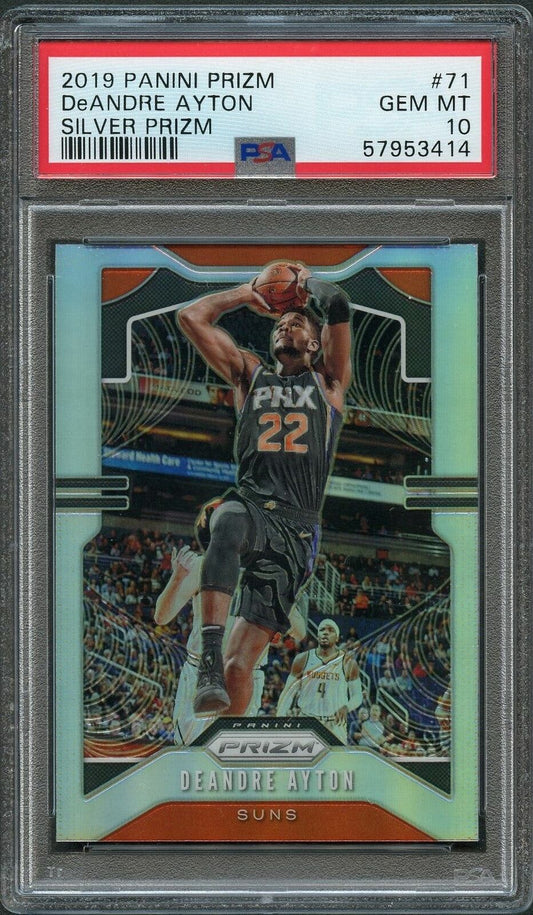 2019-20 PANINI PRIZM SILVER #71 DEANDRE AYTON PSA 10 Suns