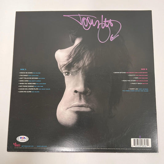 Tommy Lee signed LP Vinyl PSA/DNA Album Autographed Andro