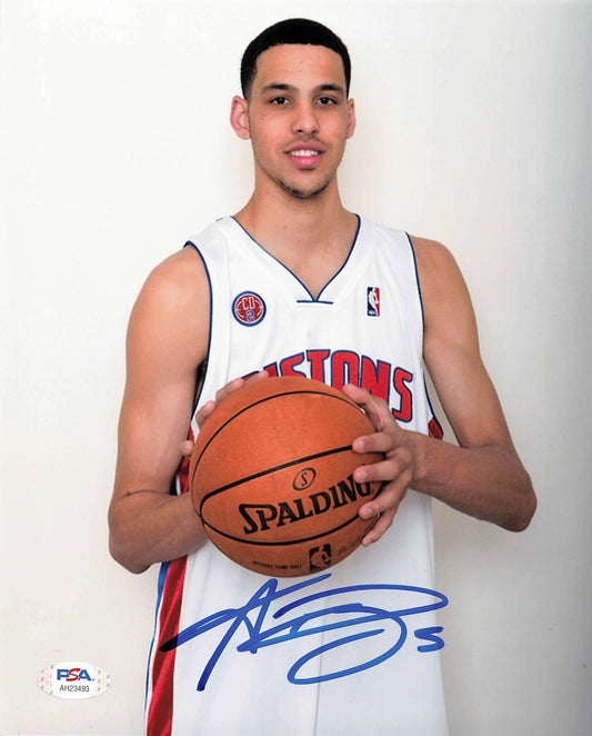 Austin Daye signed 8x10 photo PSA/DNA Detroit Pistons Autographed