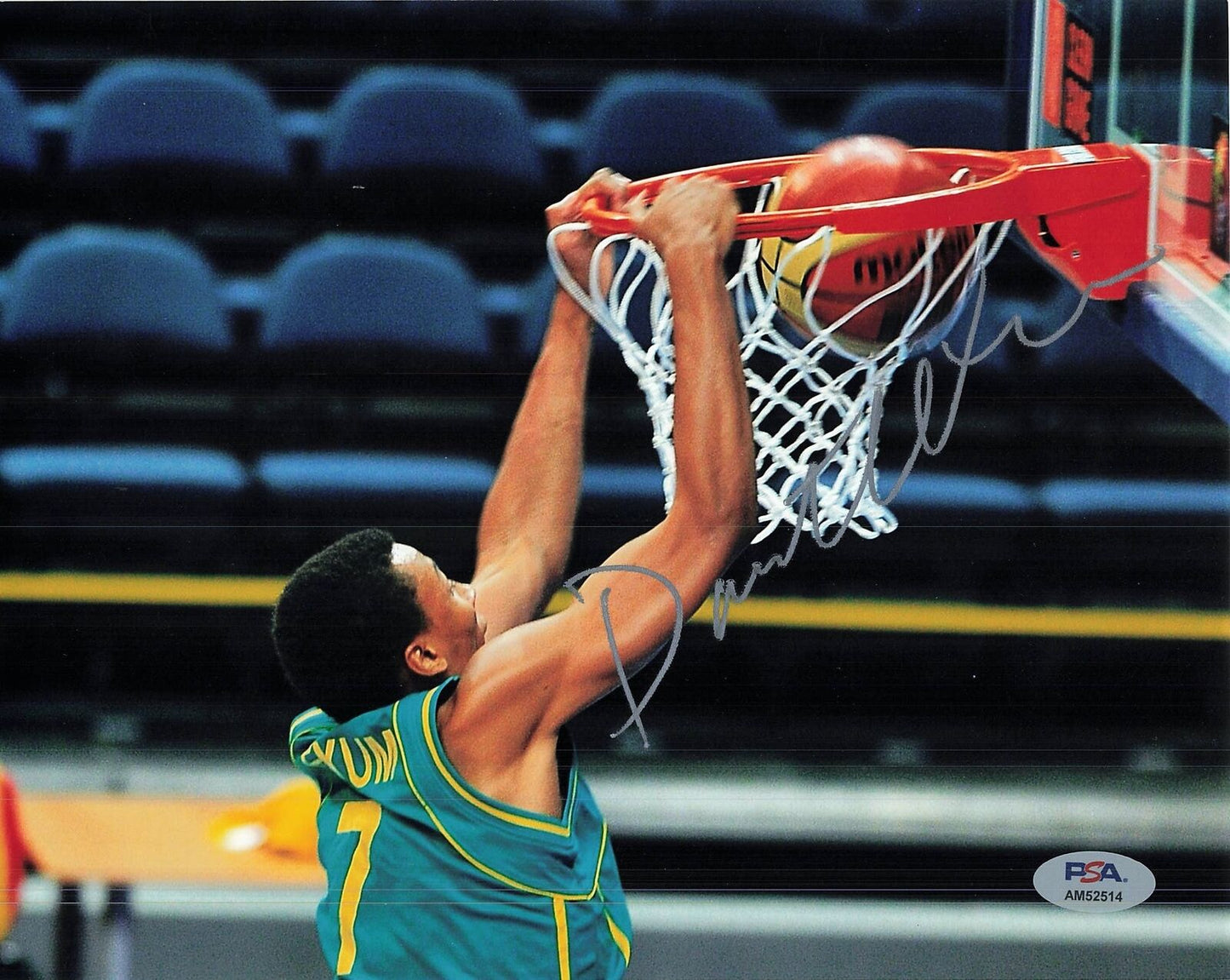 Dante Exum signed 8x10 photo PSA/DNA Utah Jazz Australia Autographed