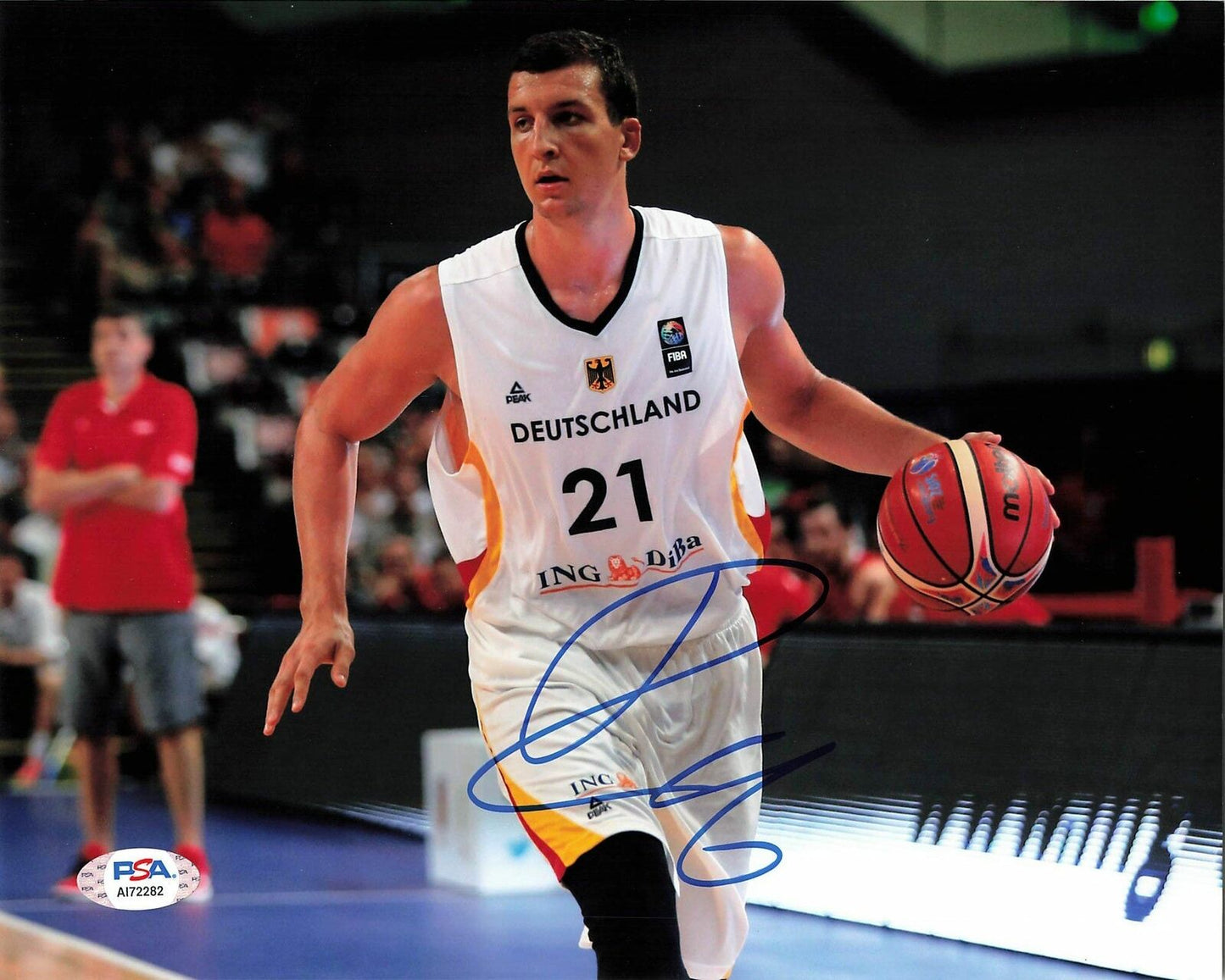 PAUL ZIPSER signed 8x10 photo PSA/DNA Chicago Bulls Autographed