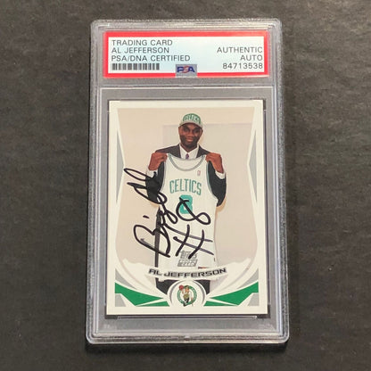 2004 Topps Basketball #235 AL JEFFERSON Signed Card AUTO PSA Slabbed RC Celtics