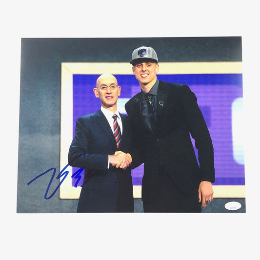 Zach Collins signed 11x14 Photo JSA Sacramento Kings Autographed