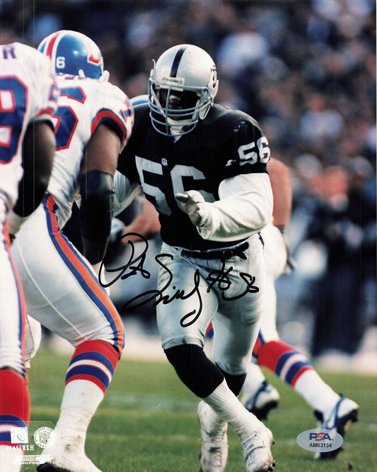 Pat Swilling signed 8x10 photo PSA/DNA Raiders Autographed