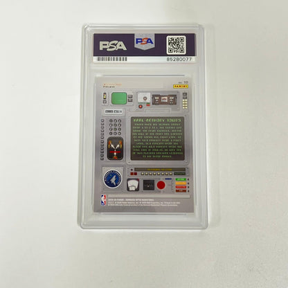 2019-20 Panini Prizm #10 Karl-Anthony Towns Signed Card AUTO PSA Slabbed