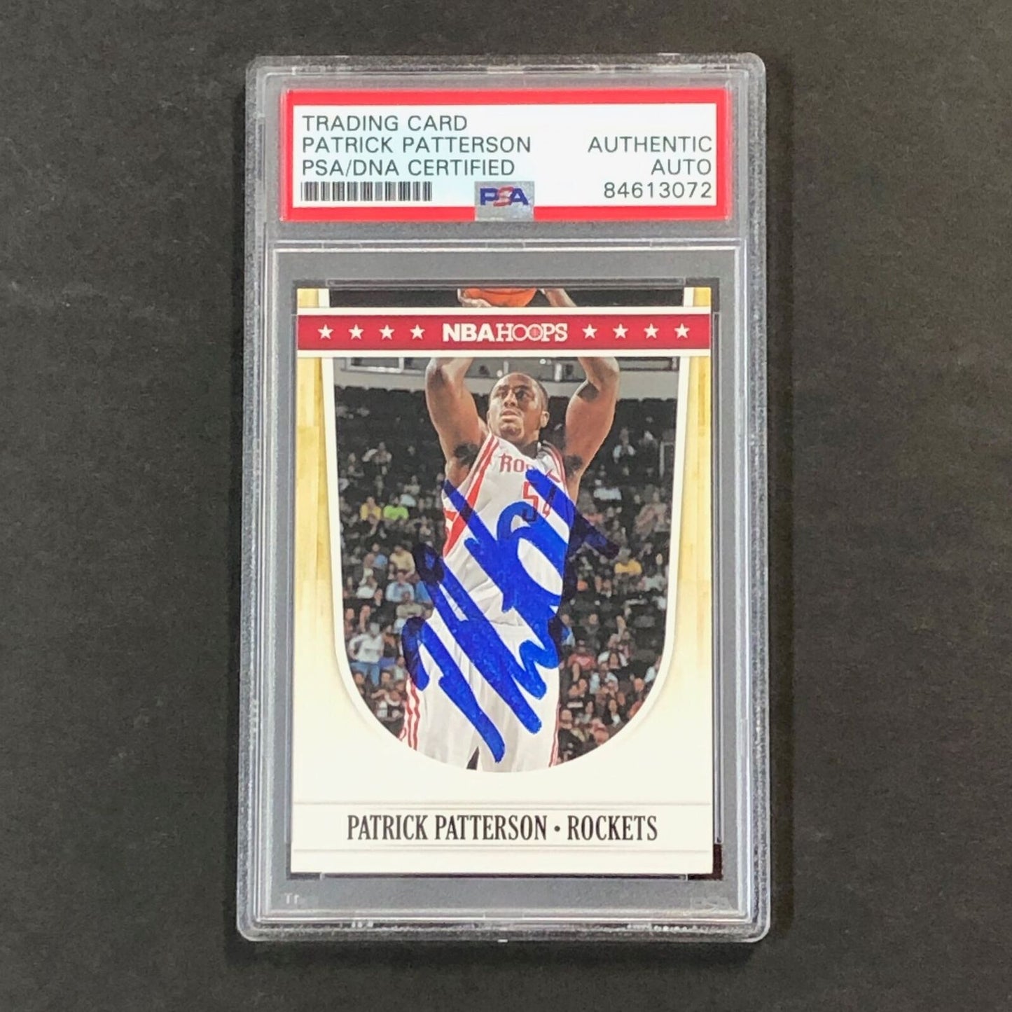 2011-12 NBA Hoops #74 Patrick Patterson Signed Card AUTO PSA/DNA Slabbed Rockets