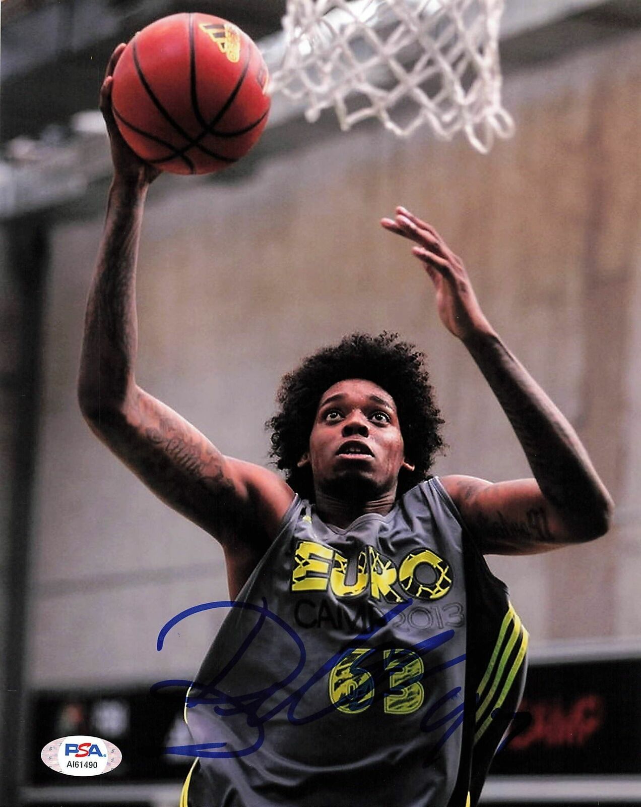 Lucas Nogueira signed 8x10  photo PSA/DNA Atlanta Hawks Autographed