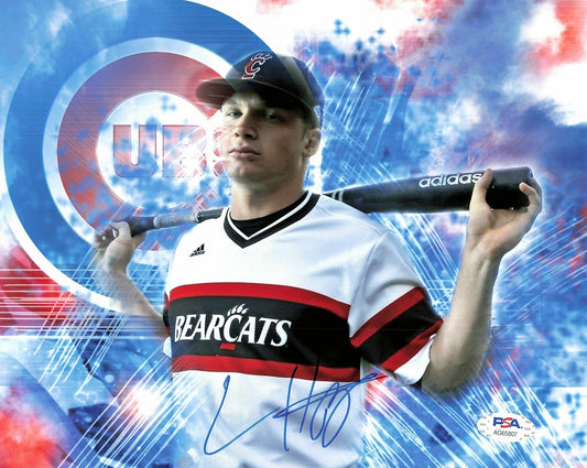 Ian Happ signed 8x10 photo PSA/DNA Chicago Cubs Autographed