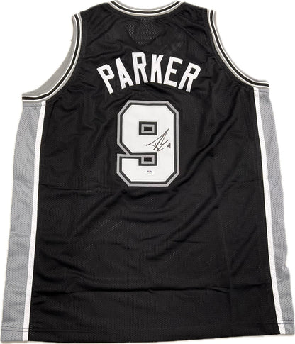 Tony Parker signed jersey PSA/DNA San Antonio Spurs Autographed