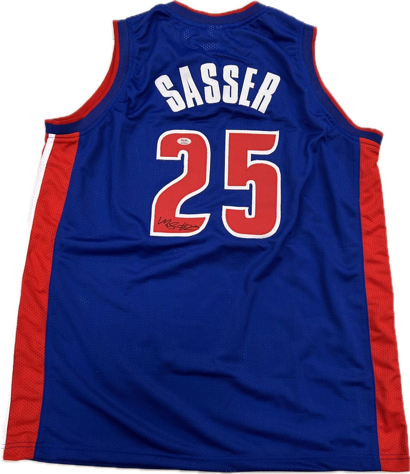 Marcus Sasser signed jersey PSA/DNA Detroit Pistons Autographed