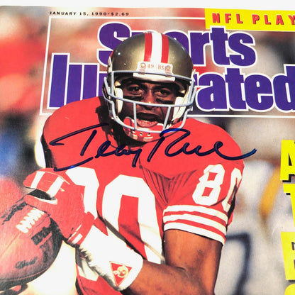 Jerry Rice Signed SI Magazine PSA/DNA 49ers Autographed No Label