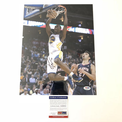 Harrison Barnes signed 11x14 photo PSA/DNA Golden State Warriors Autographed