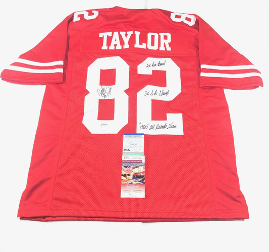 John Taylor Signed Jersey PSA/DNA JSA San Francisco 49ers Autographed