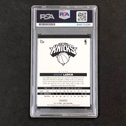 2014-15 NBA Hoops #129 Shane Larkin Signed Card AUTO 10 PSA Slabbed Knicks