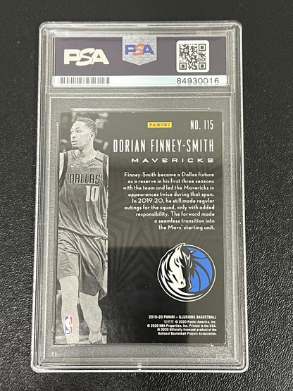 2019-20 Panini Illusions #115 Dorian Finney-Smith Signed Card AUTO PSA Slabbed M