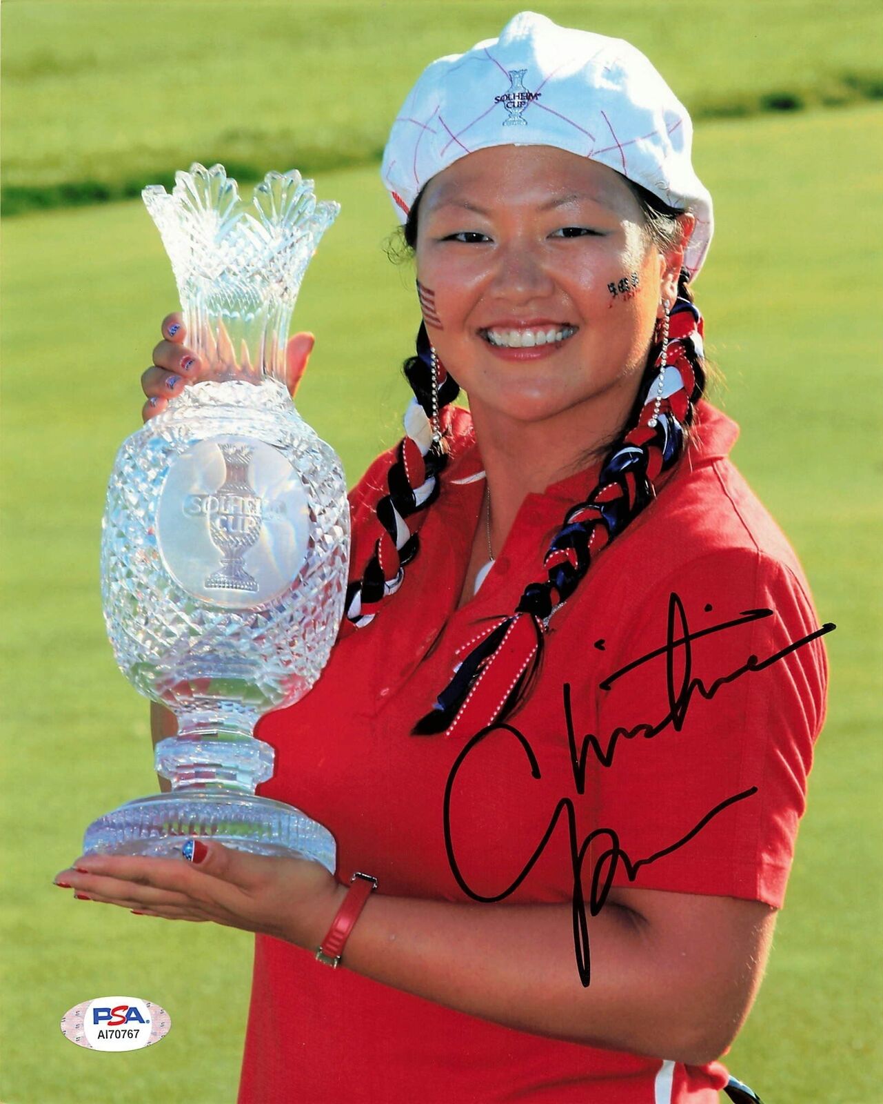 Christina Kim signed 8x10 photo PSA/DNA Autographed Golf