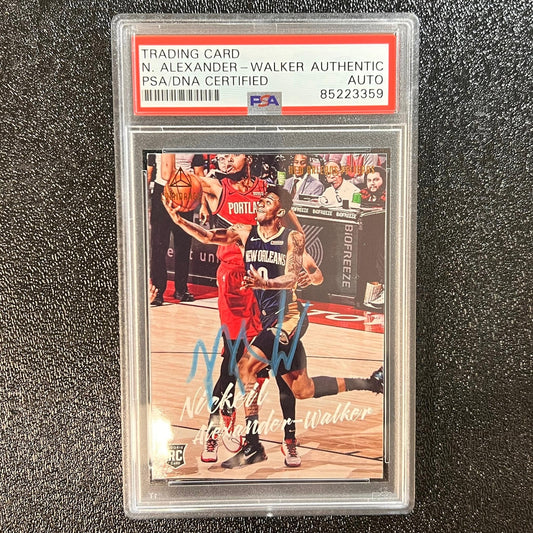 2019-20 Panini Chronicles Luminance #144 Nickeil Alexander-Walker Signed Card AU