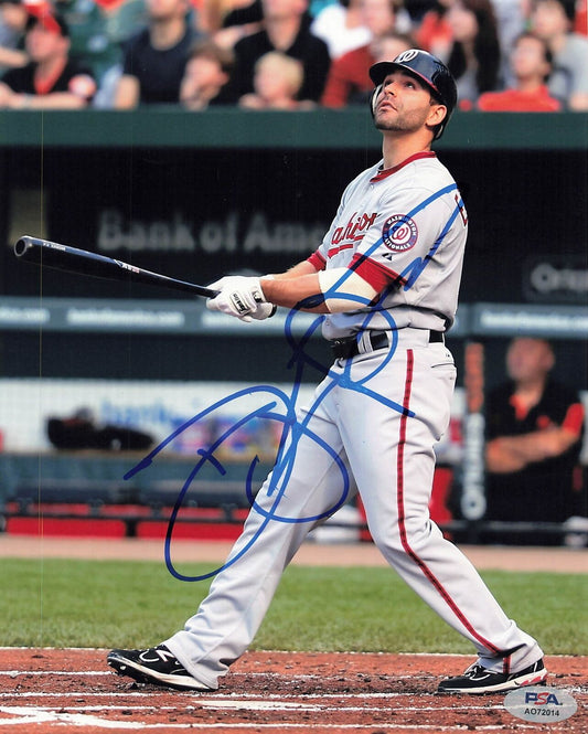 DANNY ESPINOSA signed 8x10 photo PSA/DNA Washington Nationals autographed