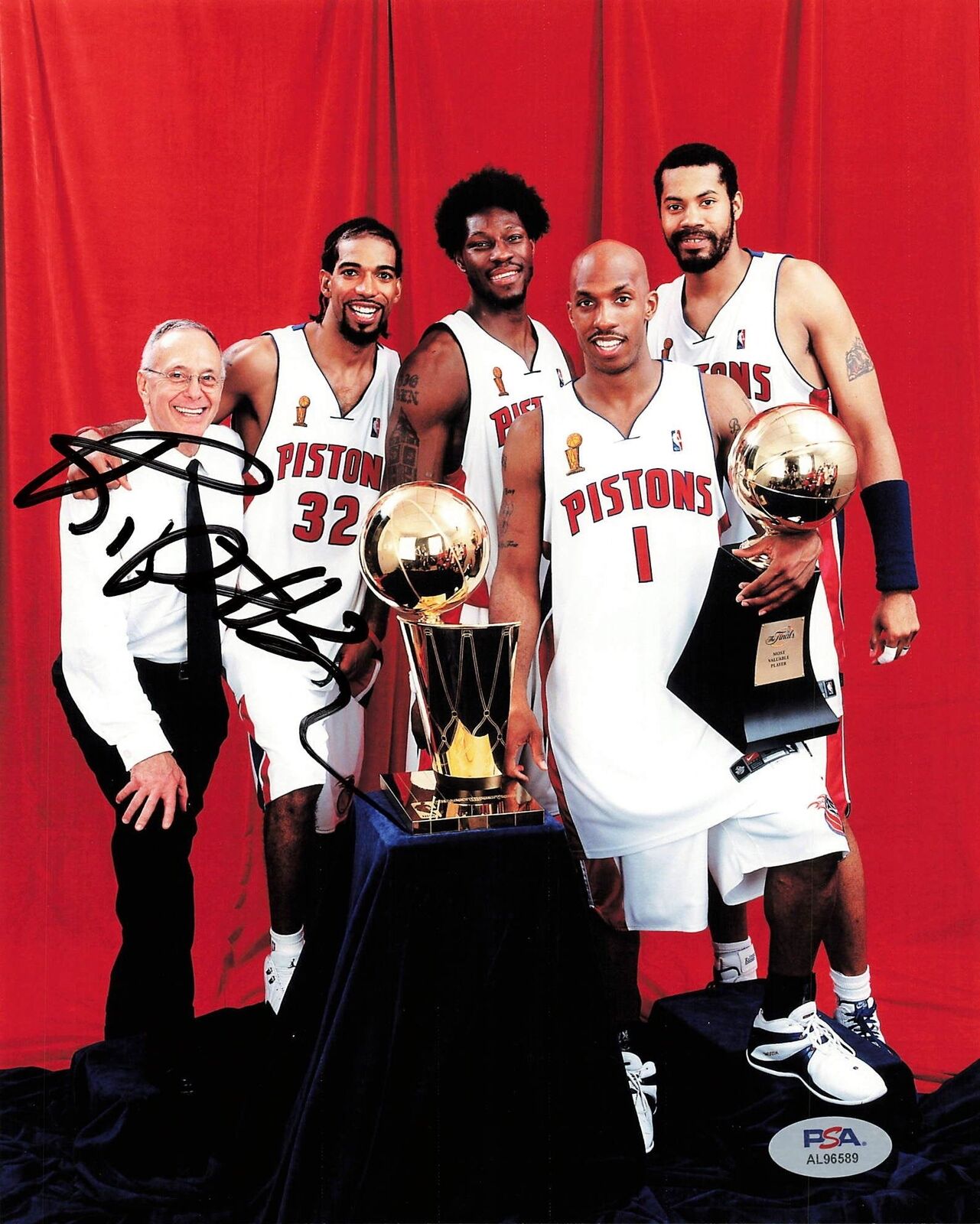 Richard Hamilton signed 8x10 photo PSA/DNA Detroit Pistons Autographed