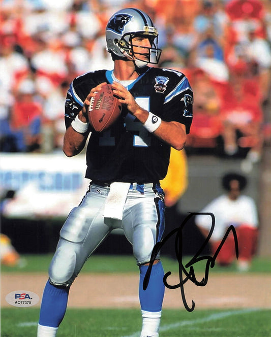 Frank Reich Signed 8x10 Photo PSA Carolina Panthers