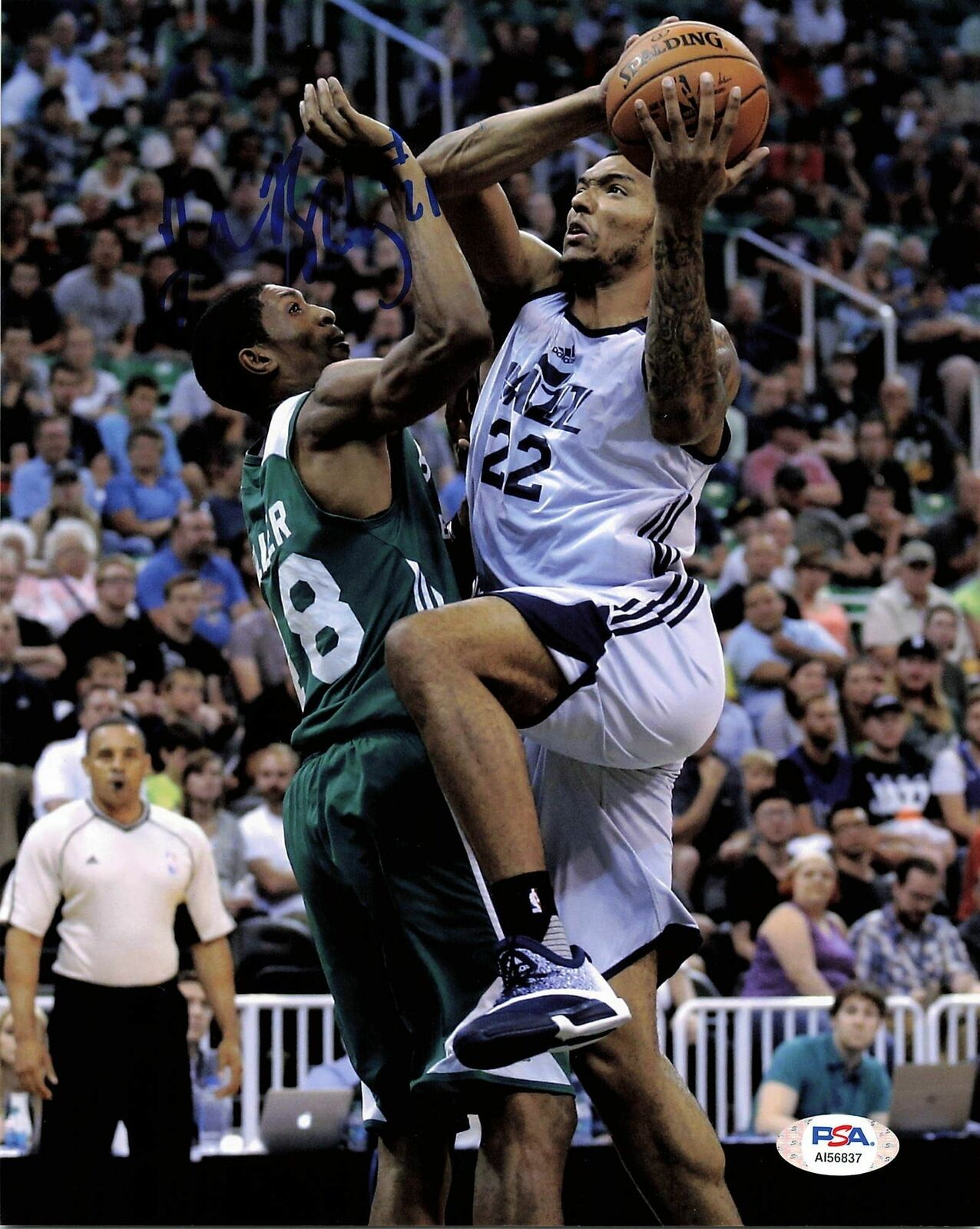 Joel Bolomboy signed 8x10 photo PSA/DNA Utah Jazz Autographed