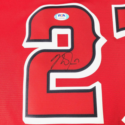 Mike Trout Signed Jersey PSA/DNA Auto Grade 10 Los Angeles Angels LOA