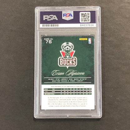 2012-13 Panini Prestige #76 Ersan Ilyasova Signed Card AUTO PSA Slabbed Bucks