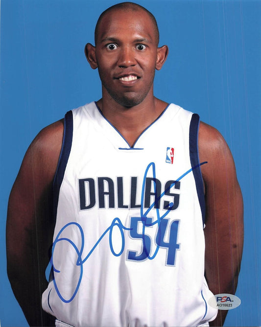 Popeye Jones signed 8x10 photo PSA/DNA Dallas Mavericks Autographed