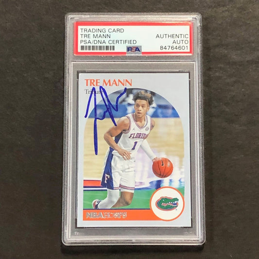 2021 Panini Chronicles Draft Picks #71 Tre Mann Signed AUTO 10 PSA Slabbed Flori