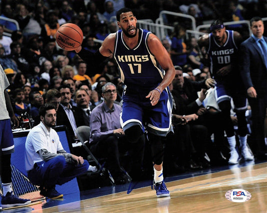 GARRETT TEMPLE signed 8x10 photo PSA/DNA Sacramento Kings Autographed