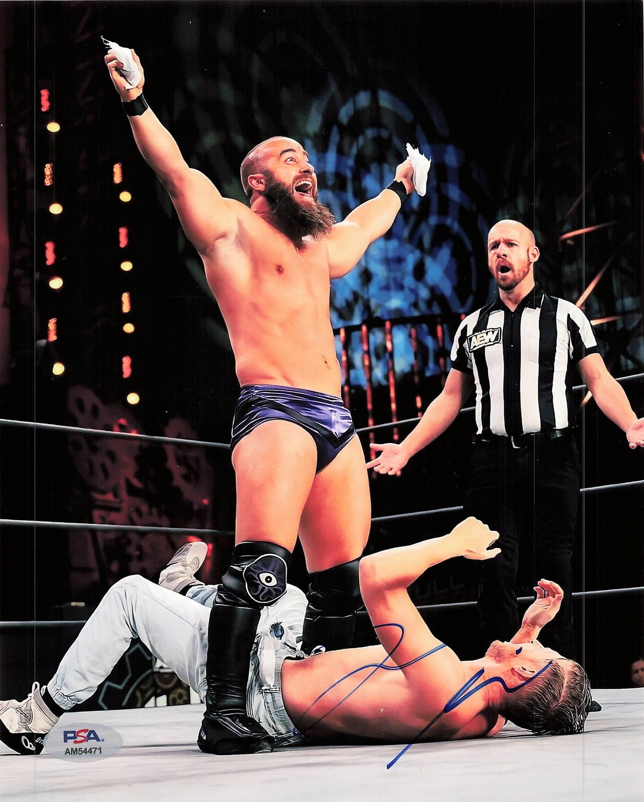 JOHN SILVER signed 8x10 photo PSA/DNA AEW Autographed Wrestling