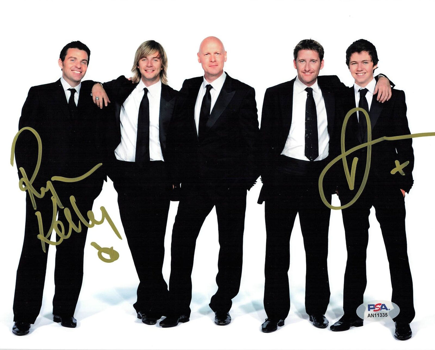 Ryan Kelly and Damian McGinty signed 8x10 photo PSA/DNA Autographed Celtic Thund