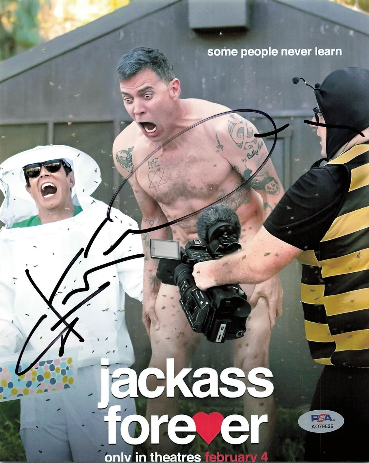 Steve-O signed 8x10 photo PSA/DNA Jackass Autographed