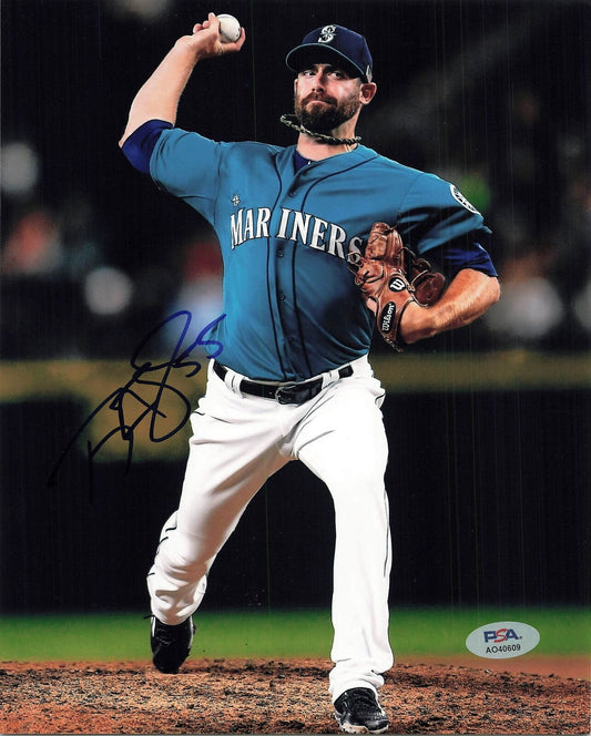 Tony Zych signed 8x10 photo PSA/DNA Autographed Seattle Mariners